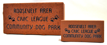 dog park brick donation
